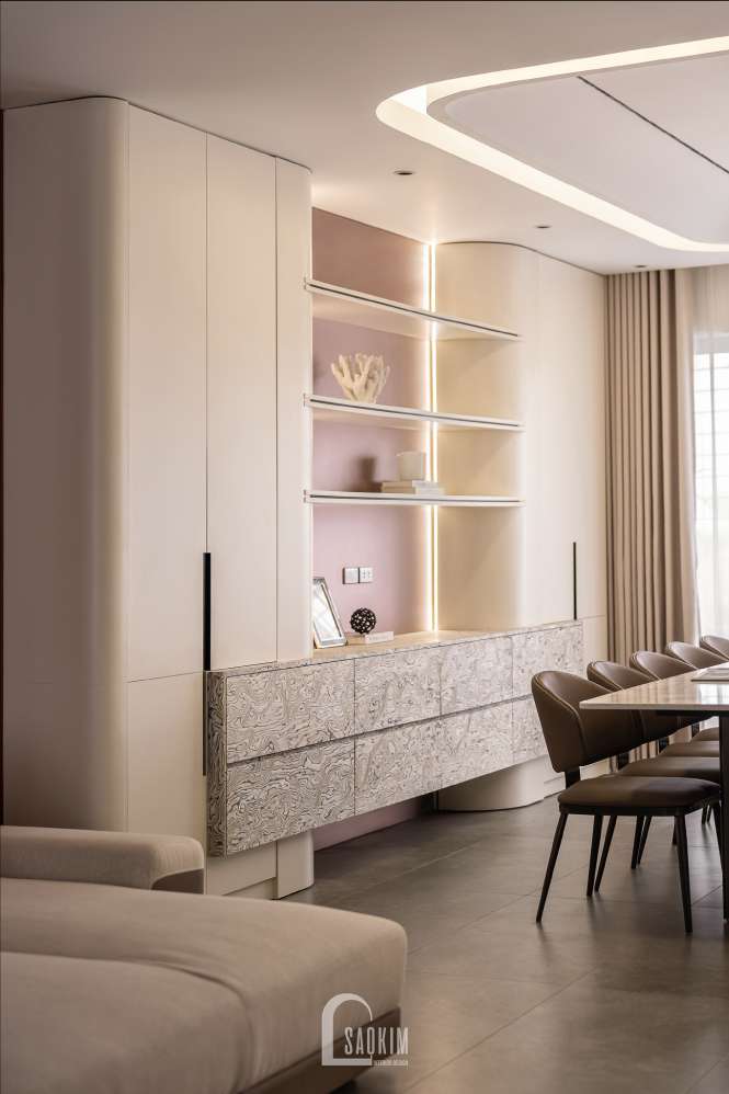 Thiết kế phòng bếp tiện nghi, sang trọng
